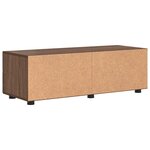 vidaXL Cabinet en Bois Chêne brun 100 5 x 39 x 30 cm Bois d'ingénierie