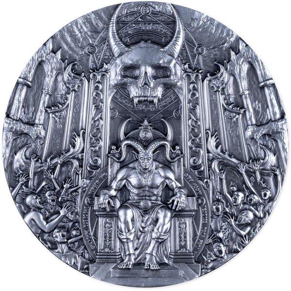 Monnaie HEAVEN AND HELL 5 Oz Argent 10$ Samoa 2026 (PRÉCOMMANDE)