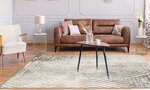 Tapis de salon BORROW 160 x 230 cm - Gris