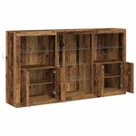 vidaXL Buffet Bois ancien 181.5 x 37 x 100 cm Bois d'ingénierie