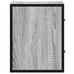 vidaXL Tables de chevet murales 2 Pièces sonoma gris 40x31x39 5 cm