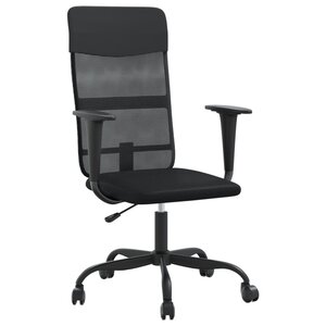 Chaise fauteuil siège de bureau informatique étude réglable en hauteur noir 02_0024071