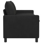 vidaXL Canapé Noir 156 x 81 x 87 5 cm Velours