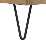 vidaXL Meuble TV Chêne artisanal 103 5 x 30 x 50 cm Bois d'ingénierie