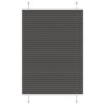 vidaXL Store plissé noir 100x150 cm largeur du tissu 99 4cm polyester