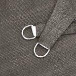 vidaXL Parasol en PEHD rectangulaire 4 x 6 m Anthracite