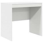 vidaXL Bureau avec rangement avec tiroir 2 Pièces Blanc 80 x 50 x 76 cm