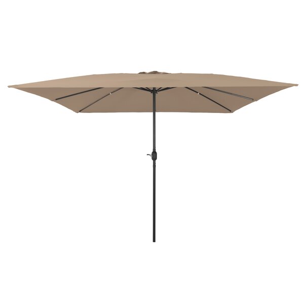 Parasol de jardin carré vidaXL 295x245 cm Taupe