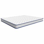 vidaXL Matelas en mousse à mémoire de forme 200 x 160 x 17 cm doux