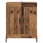 vidaXL Buffet Bois Ancien 69 5 x 34 x 90 cm Bois d'ingénierie et fer