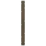 vidaXL Table à manger marron clair bois de chêne massif rectangulaire