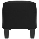 Banc banquette 100 x 35 x 41 cm synthétique noir 02_0010698