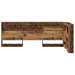 vidaXL Tête de lit de rangement Bois ancien 80 cm Bois d'ingénierie