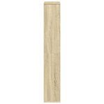 vidaXL Bibliothèque chêne sonoma 60x20x120 5 cm bois d'ingénierie