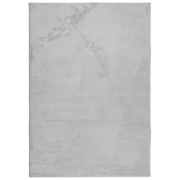vidaXL Tapis IZA poils courts style scandinave gris 160x230 cm