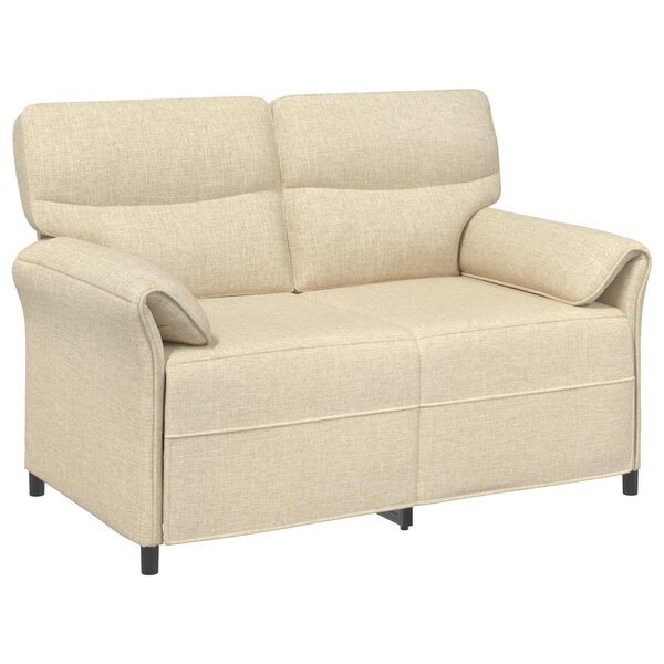 vidaXL Canapé 100  polyester  cadre en métal  MDF  Contreplaqué