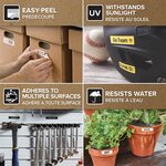 DYMO LabelManager cassette ruban D1 12mm x 7m Noir/Vert (compatible avec les LabelManager et les LabelWriter Duo)