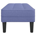Banc vidaXL en Jean Bleu 113x57x39 cm Tissu