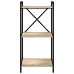 vidaXL Bibliothèque Chêne sonoma 40 x 30 x 83 cm Bois d'ingénierie