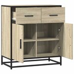 vidaXL Buffet chêne sonoma 68x35x76 cm bois d'ingénierie