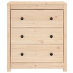 vidaXL Buffet 70x35x80 cm bois massif de pin