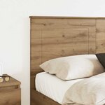 vidaXL Tête de lit Chêne artisanal 120 cm Bois d'ingénierie