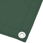 vidaXL Écran de balcon vert foncé 120x800 cm 100  polyester oxford