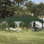 vidaXL Tente de fête pop-up 575 x 288 x 245 cm Vert Tissu Oxford