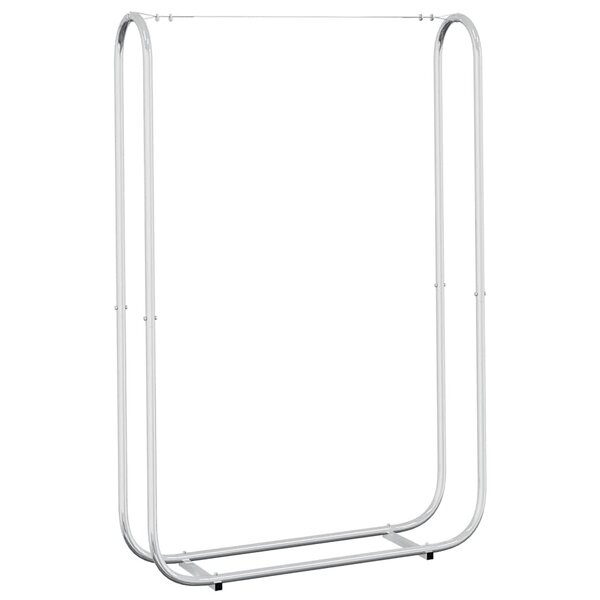 vidaXL Portant de bois de chauffage 100x25x150 cm acier galvanisé