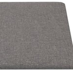 vidaXL Panneaux muraux 12 Pièces Gris clair 90x30 cm Tissu 3 24 m²