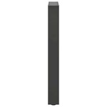 vidaXL Pieds de table à manger Anthracite 2 pièces 60 x (72-73) cm Acier