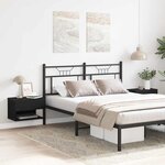 vidaXL Cabinet de chevet 2 Pièces Chêne noir 46 x 29 5 x 30 cm