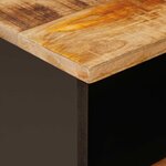 vidaXL Armoire de lit avec tiroir 2 Pièces Marron 40 x 33 x 46 cm