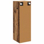 vidaXL Cabinet de Salle de Bain Mural Bois ancien 33 x 34 5 x 60 cm