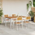 vidaXL Ensemble de salle à manger pour jardin 5 Pièces