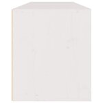 vidaXL Ensemble de meubles TV 3 Pièces blanc bois massif de pin