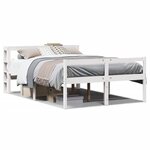 vidaXL Lit pour personne âgée et tête de lit 150x200cm bois pin massif