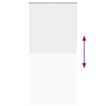 vidaXL Store enrouleur occultant largeur du tissu 95 7 cm polyester