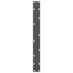 vidaXL Pieds de table basse en U 2 pièces Anthracite 70 x (30-31) cm Acier