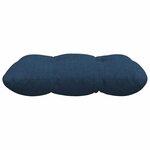 vidaXL Coussins de siège 4 Pièces Bleu 45 x 45 x 12 cm tissu
