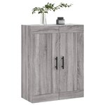 vidaXL Armoire murale sonoma gris 69 5x34x90 cm bois d'ingénierie