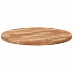 vidaXL Dessus de table rond Ø90x4 cm bois massif d'acacia