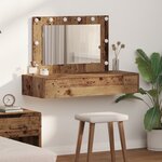 vidaXL Table de Toilette Marron 100 x 40 x 70 cm Bois d'ingénierie