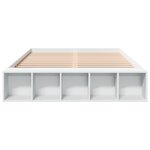 vidaXL Cadre de lit sans matelas blanc 160x200 cm