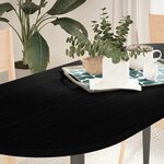 vidaXL Dessus de table 140x60x2 cm bois de chêne massif ovale