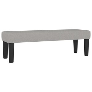 Banc banquette 100 x 30 x 30 cm tissu gris clair 02_0010682
