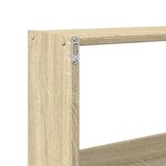 vidaXL Armoire murale 158x18x53 cm chêne sonoma bois d'ingénierie