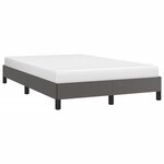 vidaXL Cadre de lit sans matelas gris 120x190 cm similicuir
