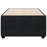 vidaXL Cadre de lit sans matelas noir 90x200 cm velours