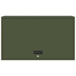 vidaXL Armoire murale pour garage Vert olive 90 x 40 x 53 cm